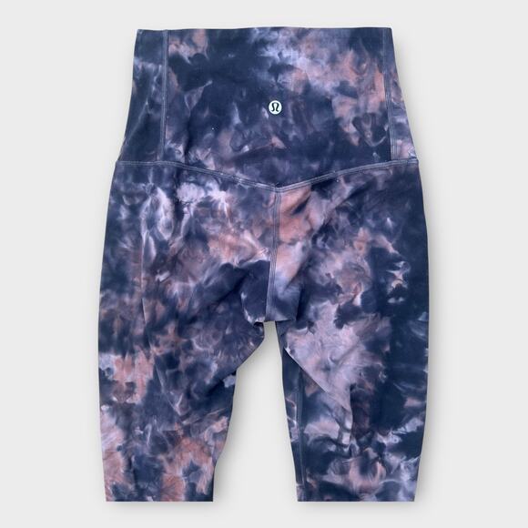 Lululemon Unlimit High-Rise 25" Leggings Keyhole Diamond Dye Graphite Grey 4 - Picture 3 of 8